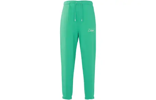 Jordan X Union Jordan X UNION Knitted Sweatpants Unisex Green Moderate Cuffed Pants