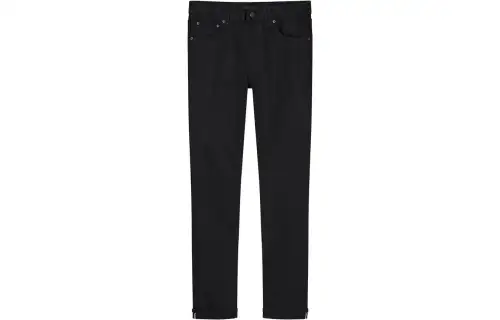 UNIQLO Jeans Men's Black Moderate Straight Fit Pants