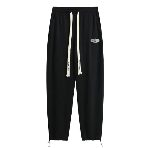 SESAME STREET Knitted Sweatpants Unisex Moderate Cuffed Pants