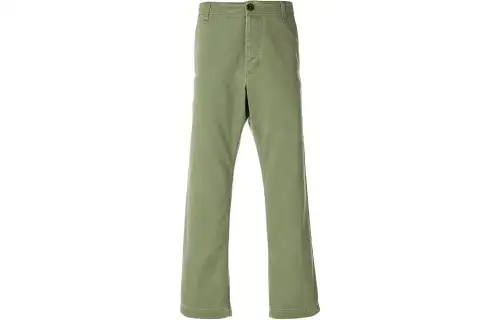 GUCCI Casual Pants Men's Green Moderate Straight Fit Pants