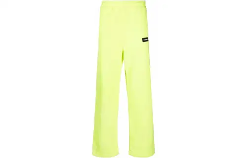 Vetements Logo Patch Tapered Leg Sweatpants