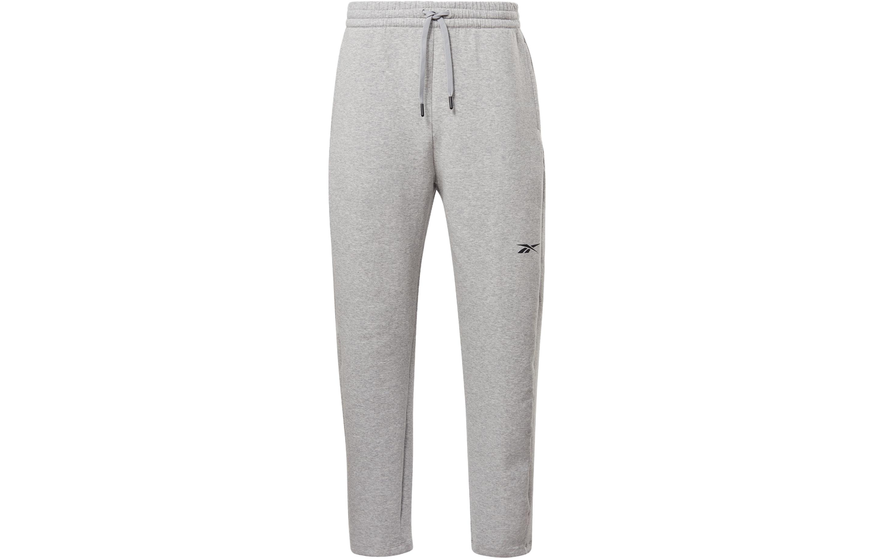 Reebok TRAINING SUPPLY DREAMBLEND COTTON Knitted Sweatpants Men's Gray