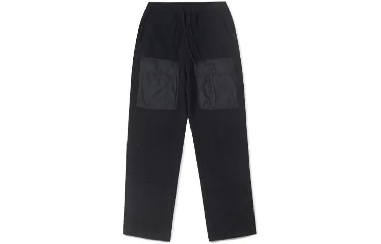 Converse Knitted Sweatpants Men's Black Moderate Straight Fit Pants