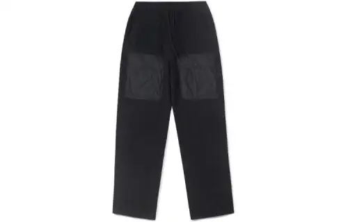 Converse Knitted Sweatpants Men's Black Moderate Straight Fit Pants