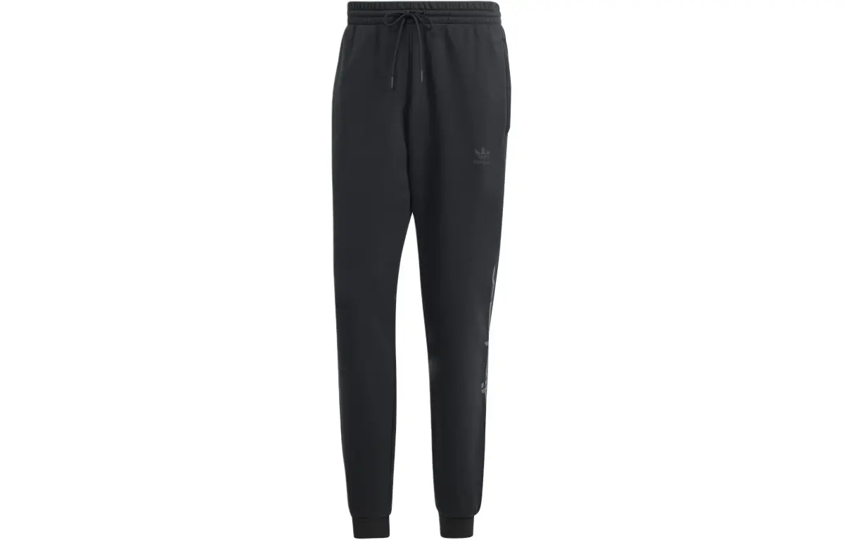 Adidas Originals Future Road Graphic Pants Knitted Sweatpants Men's Black