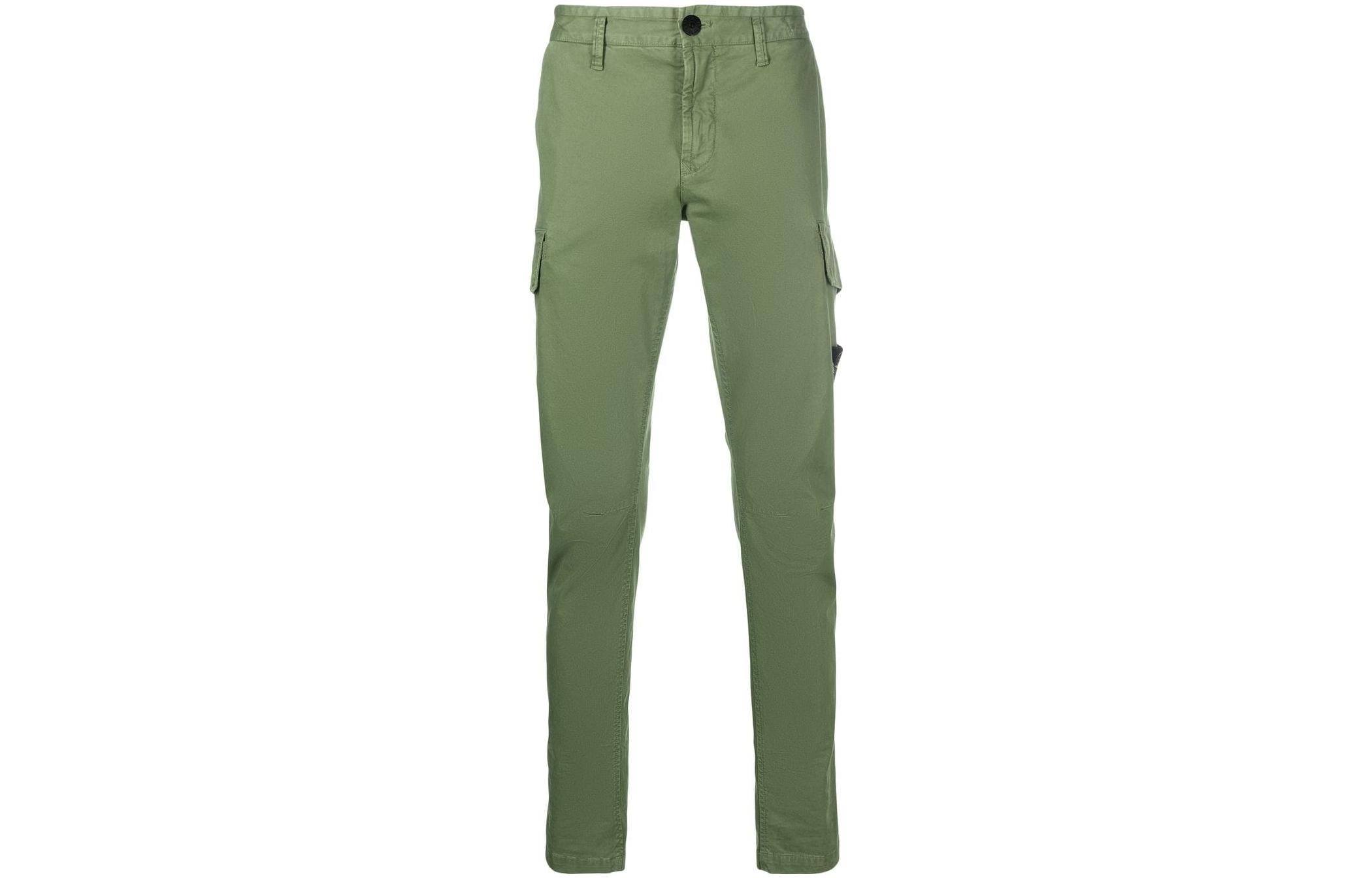 Мужские штаны STONE ISLAND Карго (черные)