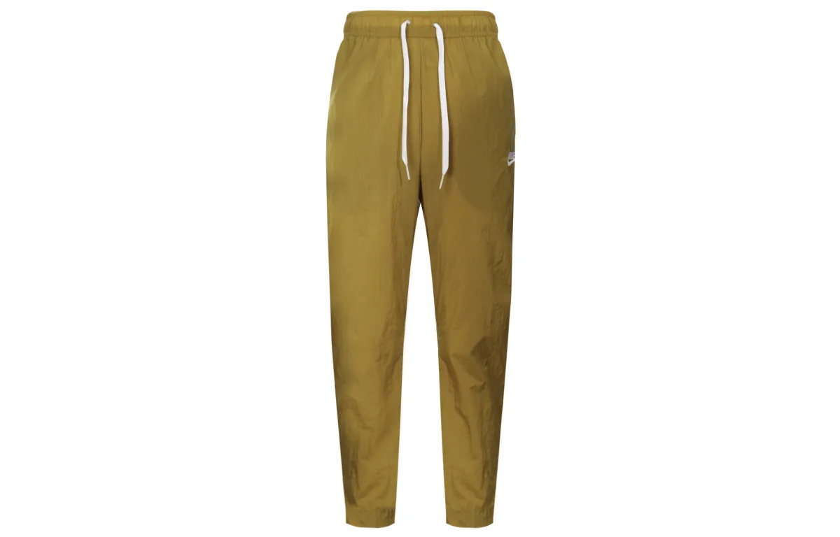 Nike Knitted Sweatpants Men's Yellow Moderate Other