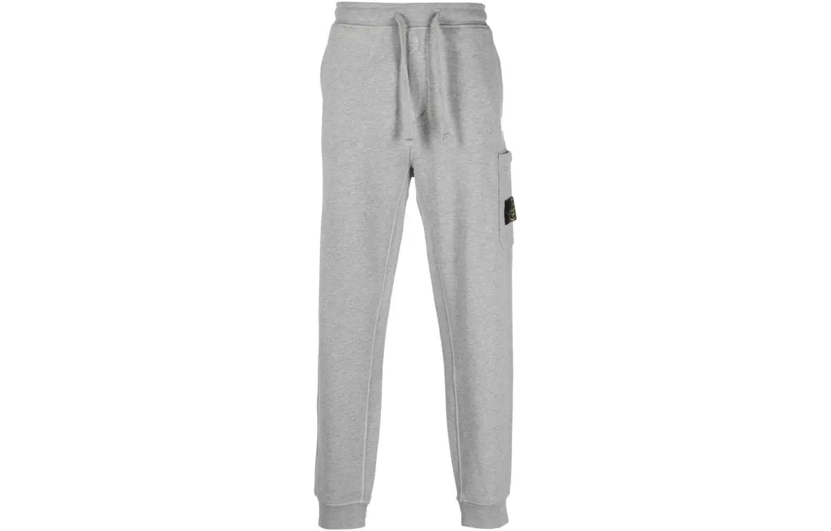 Stone Island Compass-appliqué track pants
