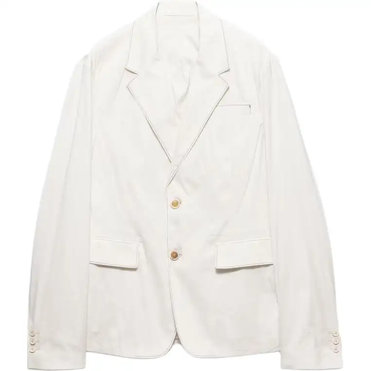 PRADA Jackets & Coats Men's Chalk White