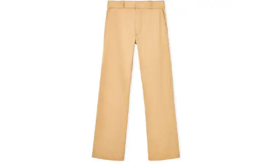 LOEWE Casual Pants Men's Khaki Moderate Straight Fit Pants