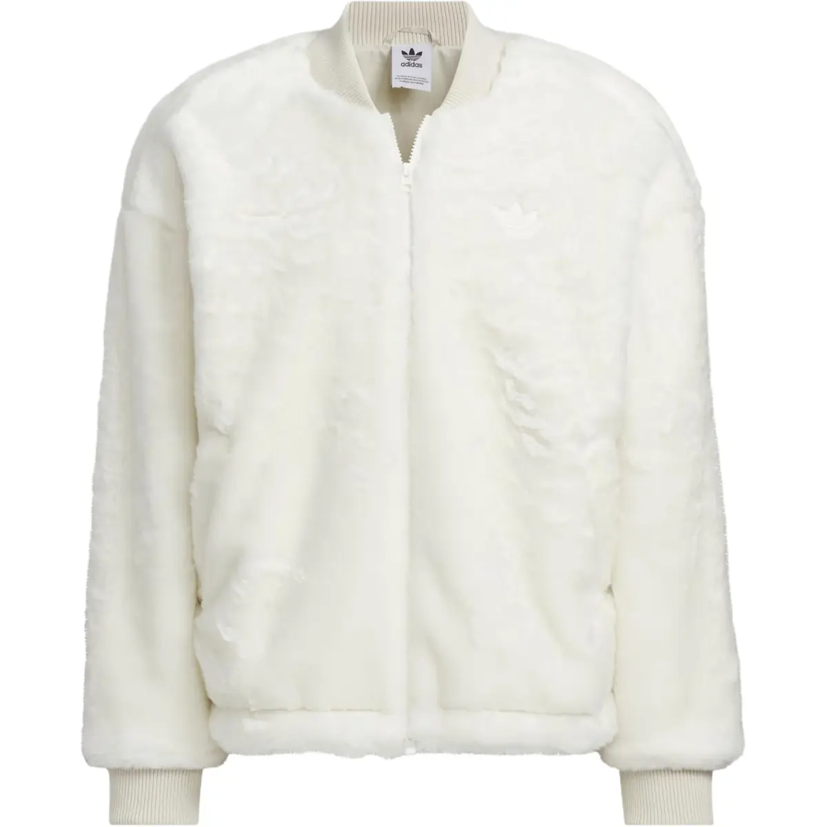 Adidas Originals FUR JACKET Jackets & Coats Unisex Jade White
