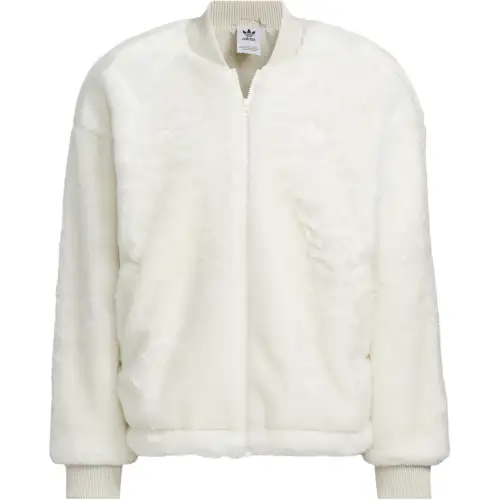Adidas Originals FUR JACKET Jackets & Coats Unisex Jade White