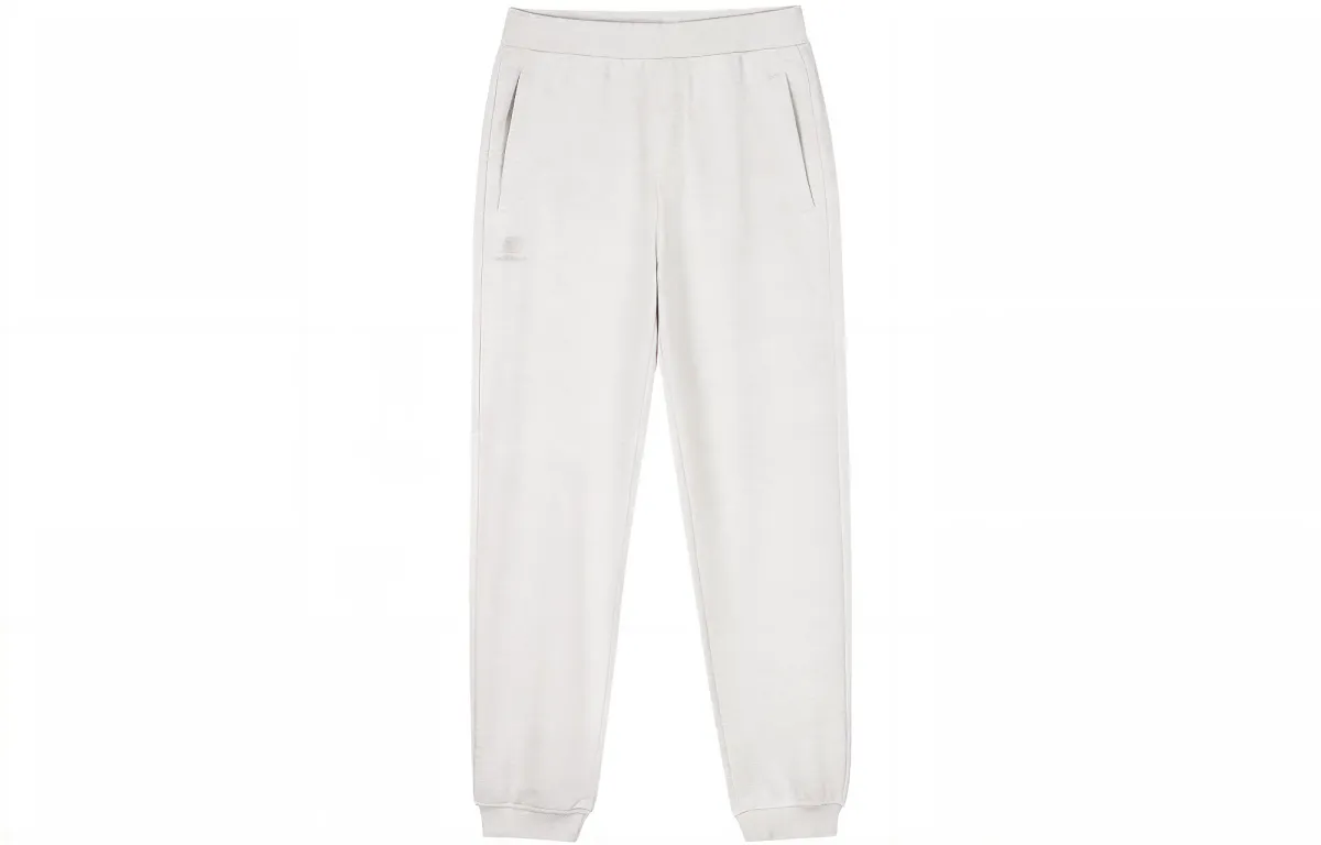 New Balance Knitted Sweatpants Unisex Gray Moderate Cuffed Pants