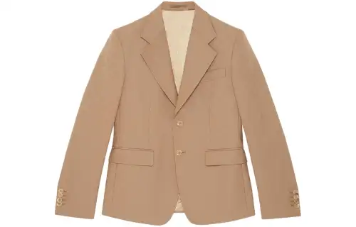 GUCCI Monogrammed Buttoned Blazer