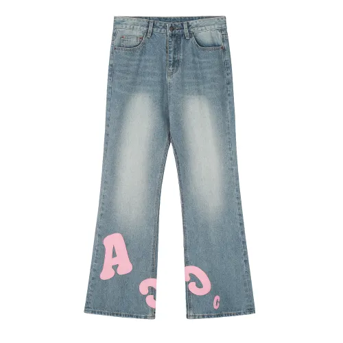 A Chock Jeans Unisex Moderate Flared Pants