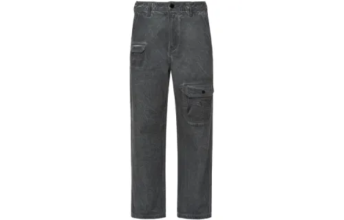 EVISU Jeans Men's Gray Moderate Straight Fit Pants