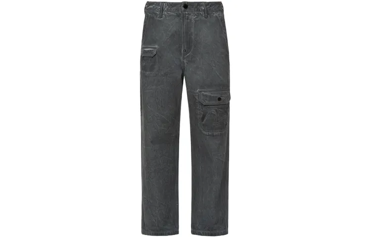 EVISU Jeans Men's Gray Moderate Straight Fit Pants