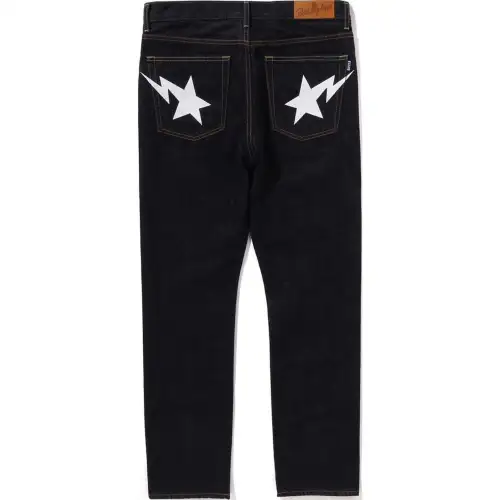 A BATHING APE Denim Collection Jeans Unisex