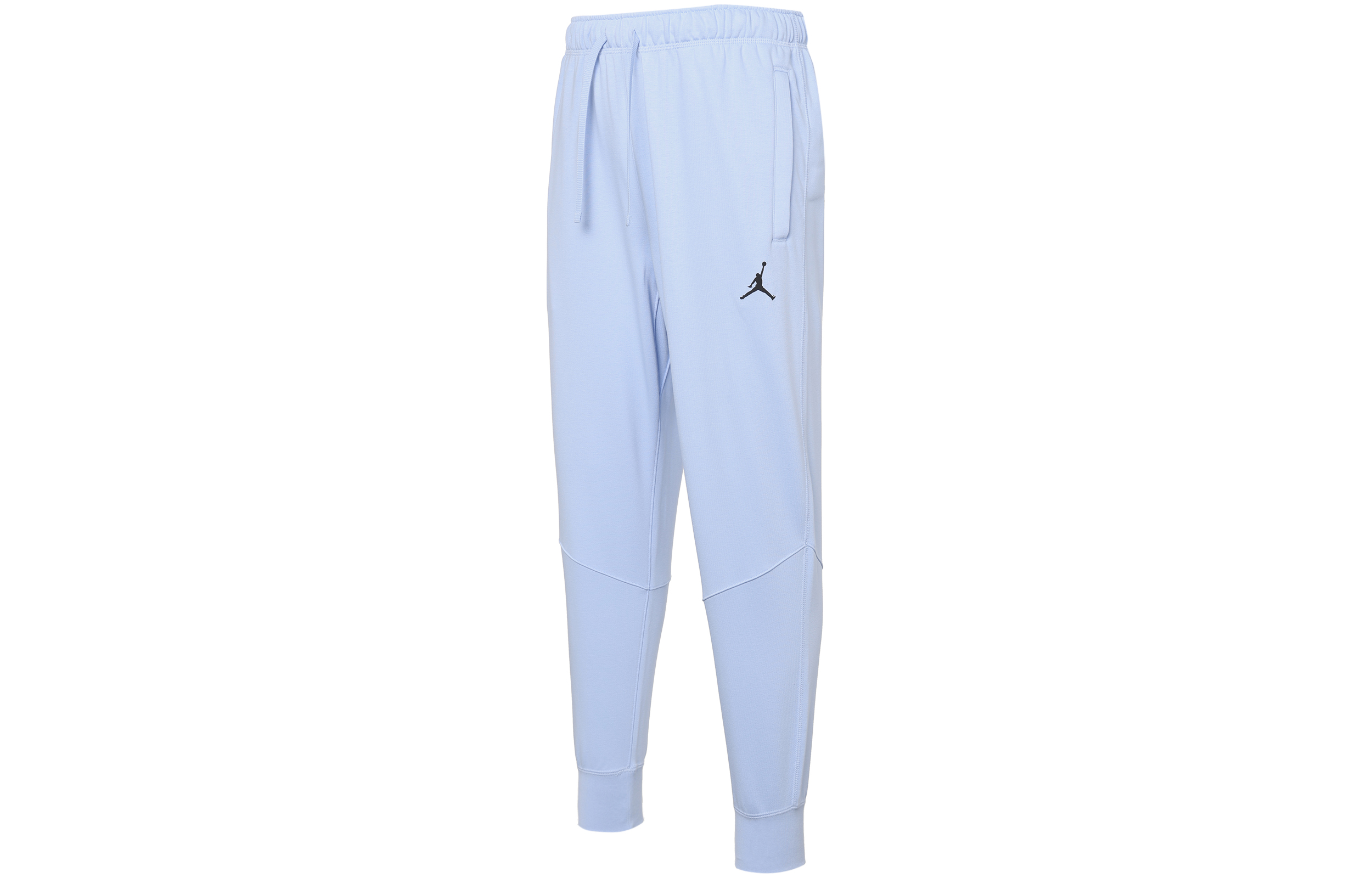 Jordan Sports breathable knitted blue trousers, with your logo imprint, mid rise