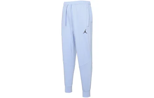 Jordan Dri FIT Knitted Sweatpants Men's Blue Moderate Straight Fit Pants