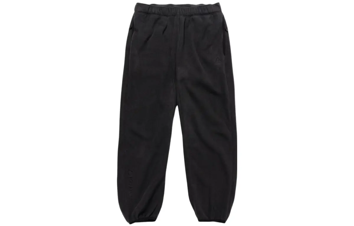 Nike Knitted Sweatpants Men's Black Moderate Cuffed Pants