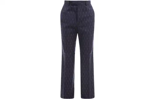 GUCCI Casual Pants Men's Blue Moderate Straight Fit Pants