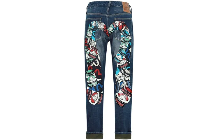 EVISU Jeans Men's Denim Blue Moderate Other