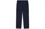 KENZO Casual Pants Men's Navy Moderate Straight Fit Pants