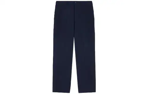 KENZO Casual Pants Men's Navy Moderate Straight Fit Pants