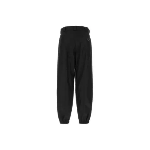 PRADA Knitted Sweatpants Men's Black