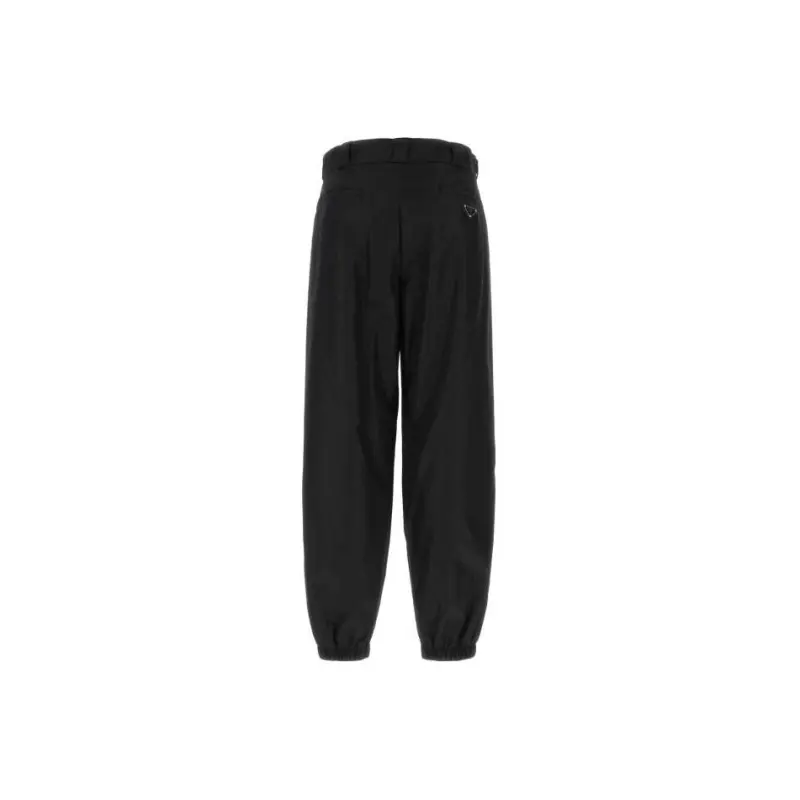 PRADA Knitted Sweatpants Men's Black