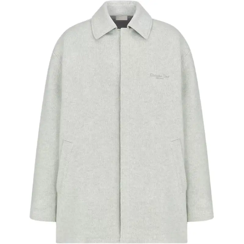 DIOR Homme Logo Detailed Knitted Coat