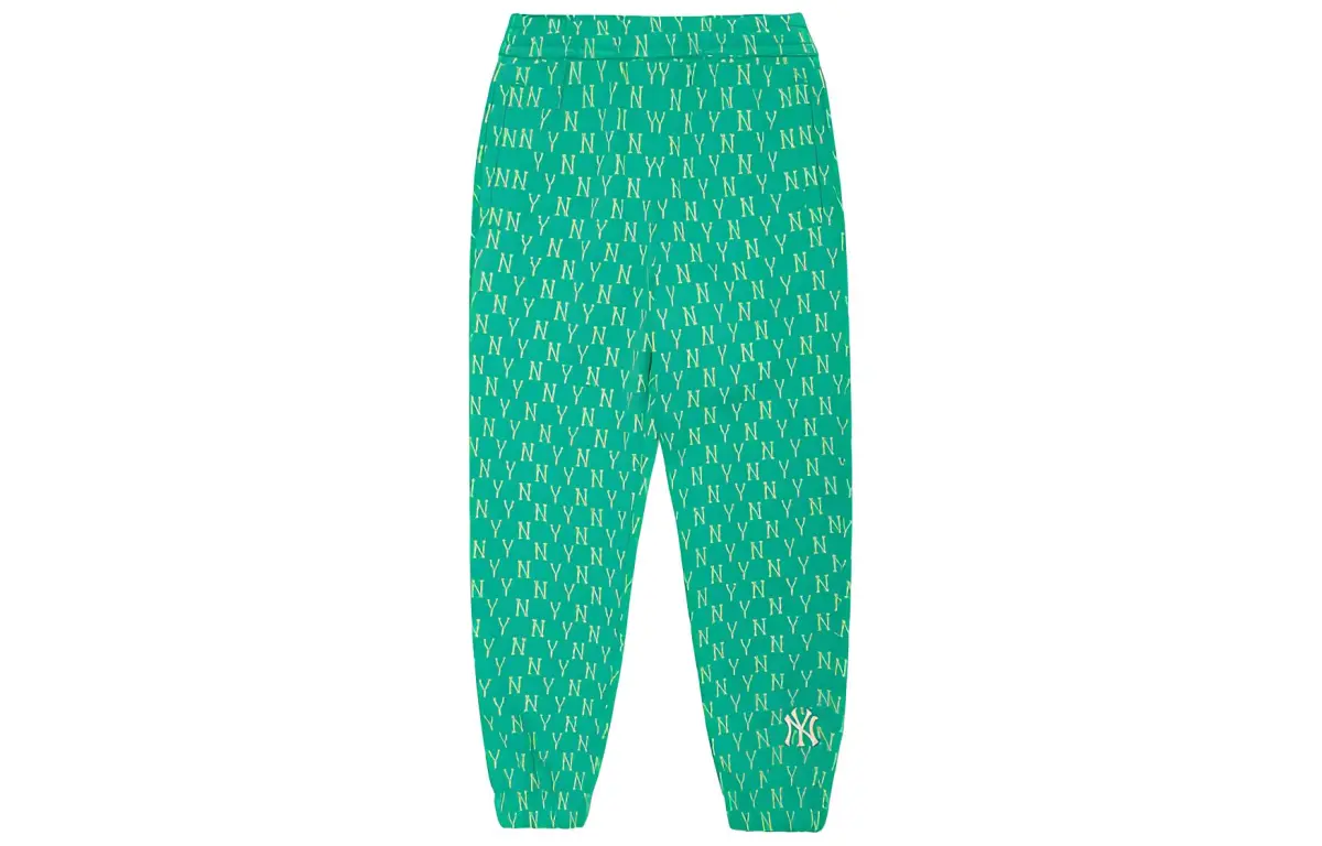 MLB Casual Pants Unisex Green Moderate Cuffed Pants