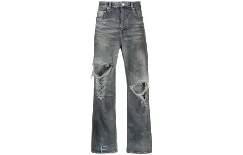 Balenciaga Jeans Loose Fit Men's Blue