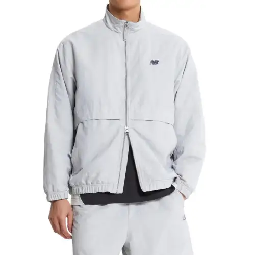 New Balance UNI ESS Heritage Jackets & Coats Men's Light Gray