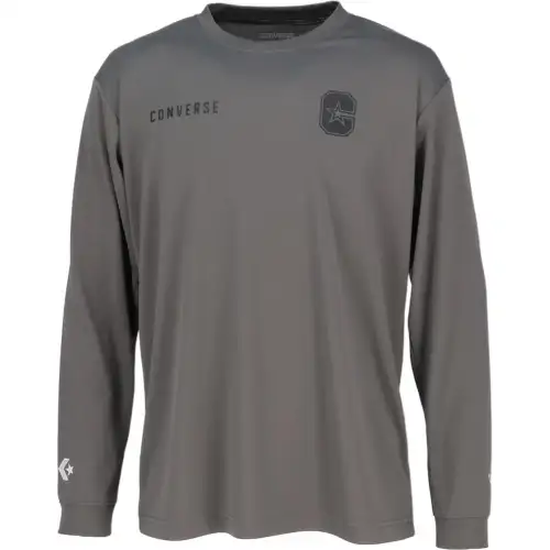 Converse SS25 T Shirt Unisex Charcoal Gray