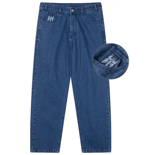 MIND ERROR Jeans Unisex Moderate Straight Fit Pants