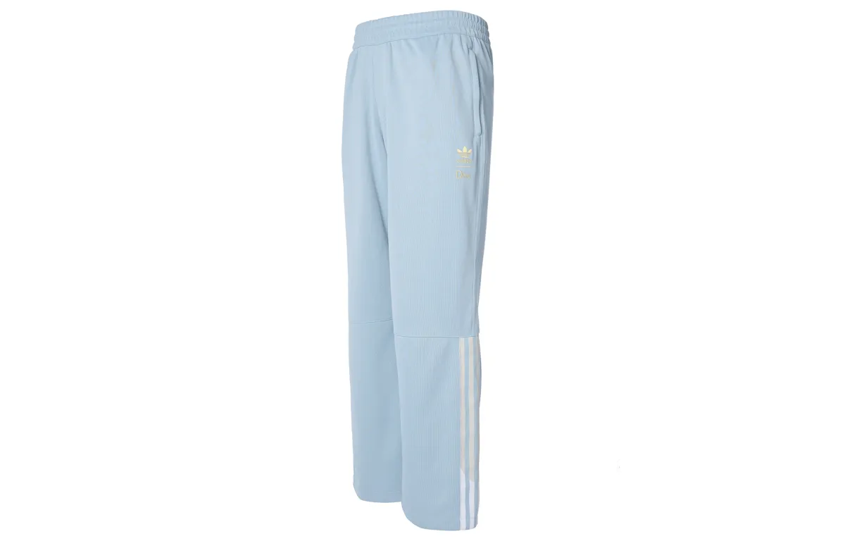 Adidas Originals Adidas Originals X Dime Collaboration SS23 Superfire Track Pants Knitted Sweatpants Men's Magic Gray