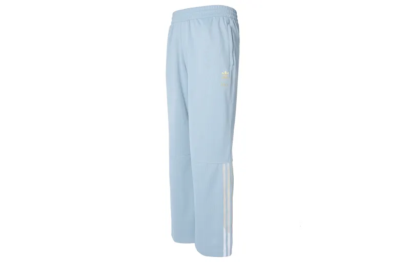 Adidas Originals Adidas Originals X Dime Collaboration SS23 Superfire Track Pants Knitted Sweatpants Men's Magic Gray