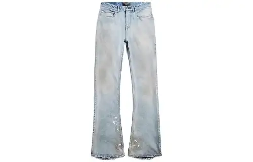 Balenciaga Distressed Effect Flared Jeans