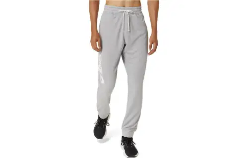 ASICS Knitted Sweatpants Men's Gray Moderate Other