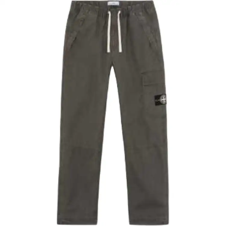 STONE ISLAND Logo Patch Drawstring Pants