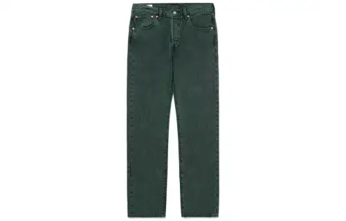 Levis Jeans Men's Green Moderate Straight Fit Pants
