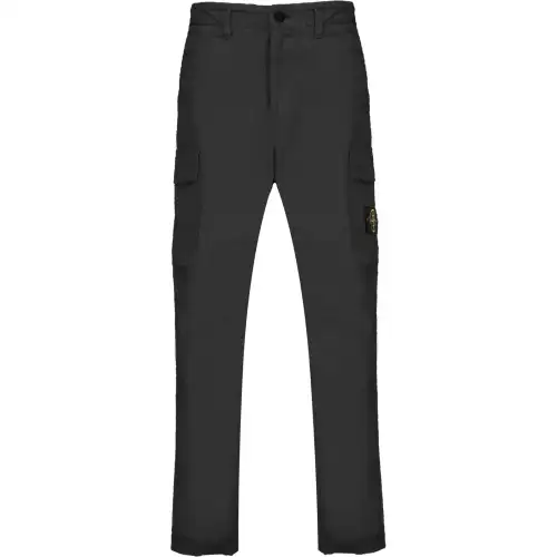 STONE ISLAND Cargo Pants Men's Black