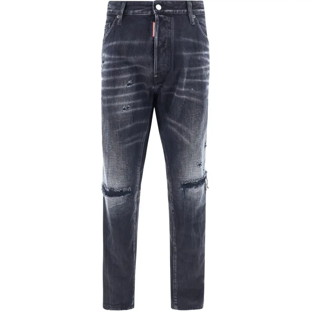 Dsquared2 Distressed Slim Fit Jeans