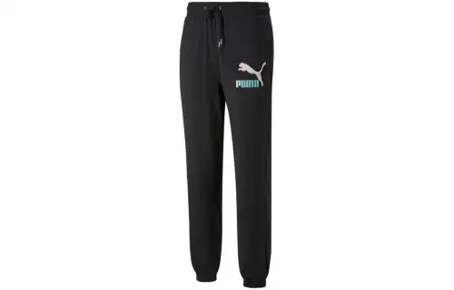 PUMA Fandom Knitted Sweatpants Men's Black