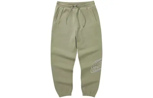 Skechers Knitted Sweatpants Unisex Vetiver/01DR Thickened Cuffed Pants