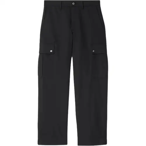 Burberry cotton blend cargo trousers