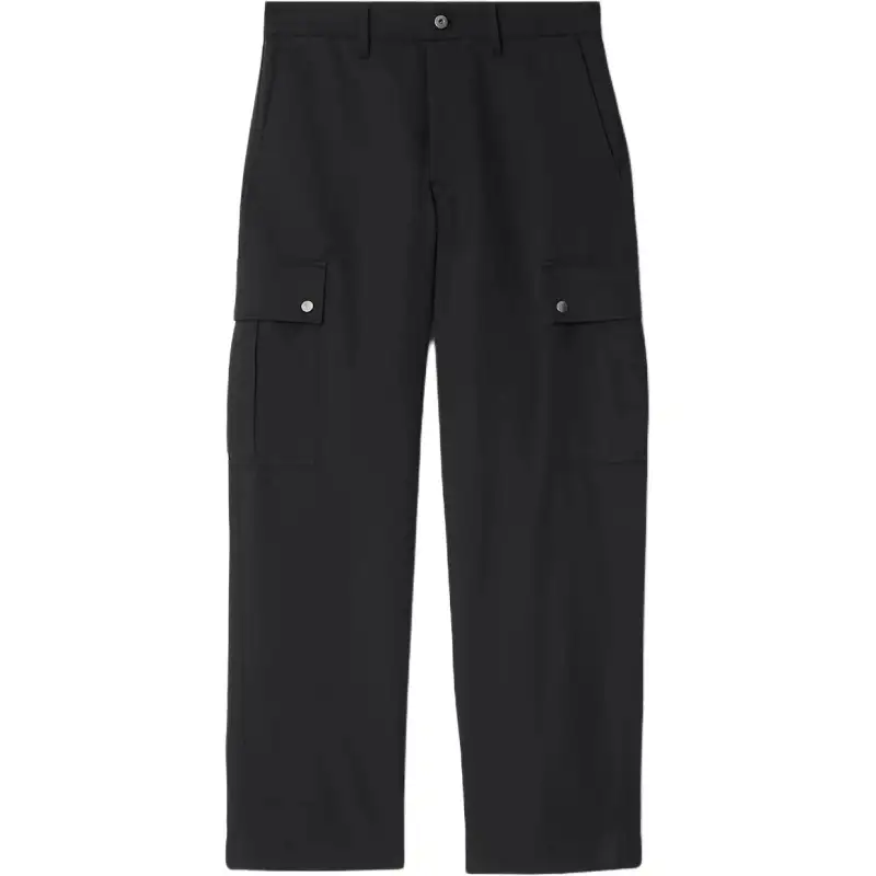 Burberry cotton blend cargo trousers