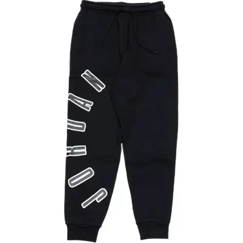 Jordan Flight MVP Knitted Sweatpants Men's Black Moderate Cuffed Pants